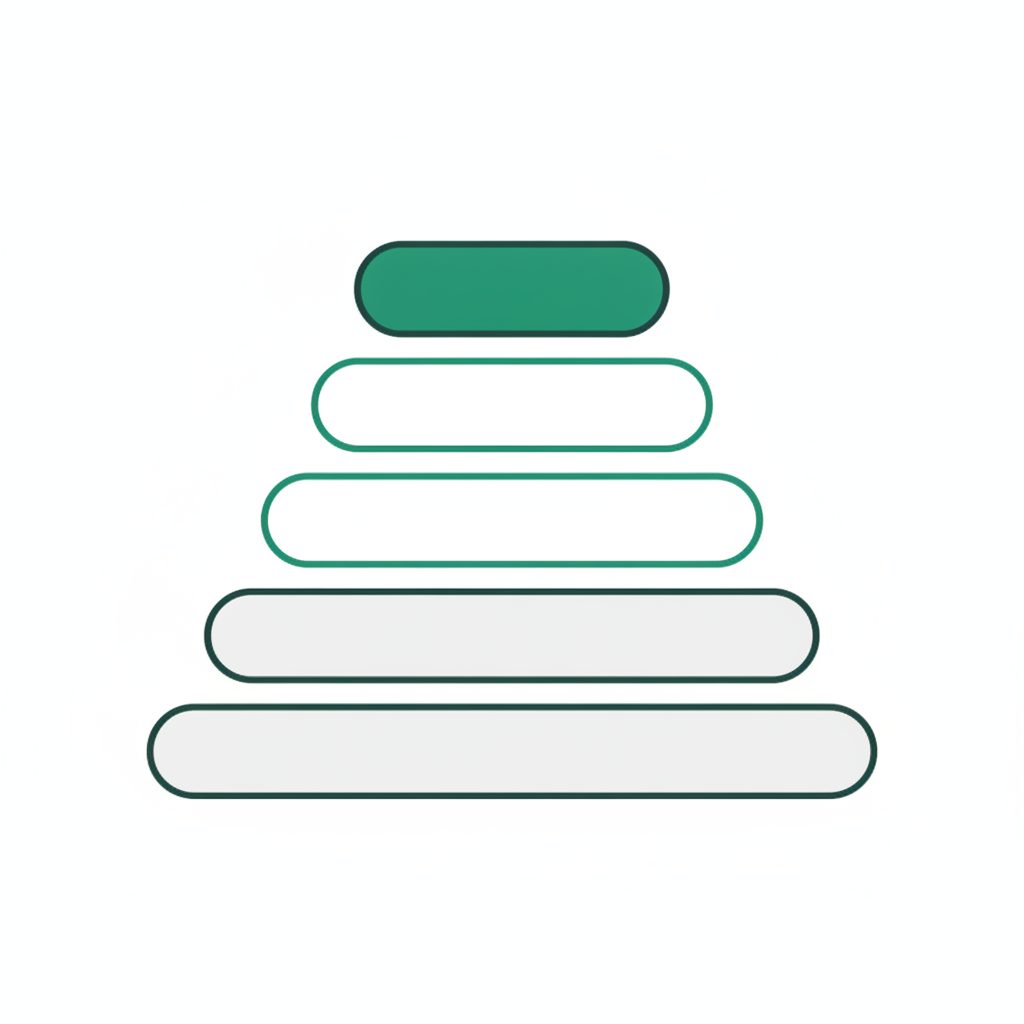 Hierarchia stacku Node w CV: runtime, framework, baza i TypeScript jako rdzeń nad fold