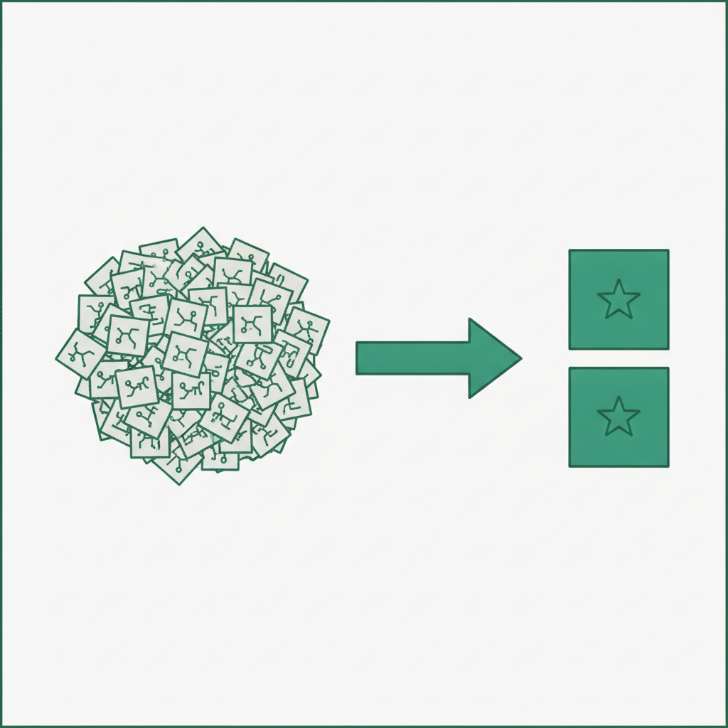Surowy profil z forkami i tutorialami obok dwóch dopracowanych repozytoriów z README i demo